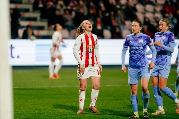 09 02 26, Women, Football, Google Pixel Womens Bundesliga, Season 2025 2026, 1 FC Köln SGS Essen, Matchday 17 Weronika Zawistowska 10 1 FC Köln Cry of frustration after missed opportunity Köln Franz Kremer Stadion NRW Germany