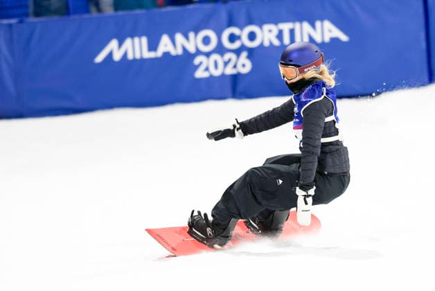 OLYMPICS - Winter Olympic Games, Olympische Spiele, Olympia, OS Milano Cortina 2026 LIVIGNO,ITALY,09.FEB.26 - OLYMPICS, SNOWBOARD - Winter Olympic Games Milano Cortina 2026, Big Air, final, women. Image shows Anna Gasser (AUT).  GEPAxpictures xWolfgangxGrebien