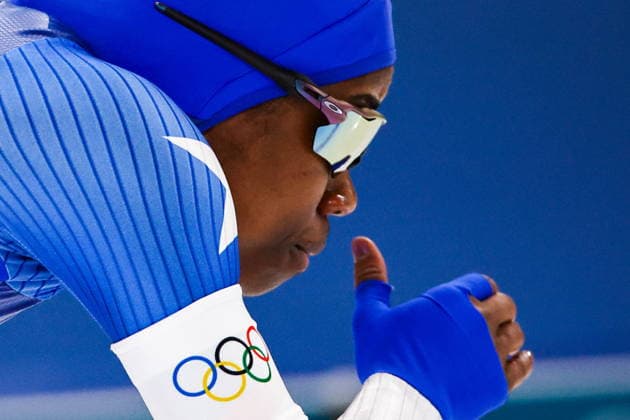 ITALY, MILAN - FEBRUARY 9, 2026: Erin Jackson of the USA competes in the women s Speed skating, Eisschnelllauf 1000m event at Milano Speed Skating Stadium during the 2026 Winter Olympic Games, Olympische Spiele, Olympia, OS 2026 Winter Olympics: Speed Skating, Women S 1000m  - ZUMAt113 20260209_zaa_t113_476 Copyright: xMikhailxTereshchenkox