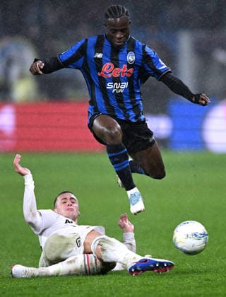 Db Bergamo 09 02 2026 - campionato di calcio serie A Atalanta-Cremonese foto Daniele Buffa Image nella foto: Kamal Sulemana Kamaldeen-Filippo Terracciano 