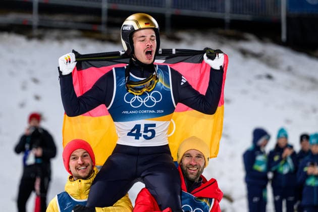 Milano Cortina 2026, ski jumping, men, normal hill, Olympic champion Philipp Raimund