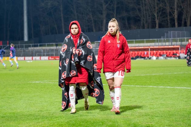 Germany Google Pixel Womens Bundesliga 2025 26 1 FC Köln vs SGS Essen, 17 Matchday 09 02 2026 Franz Kremer Stadion NRW Weronika Zawistowska 1 FC Köln, 10 Martyna Wiankowska 1 FC Köln, 26 Copyright: xOrhanxHabashx