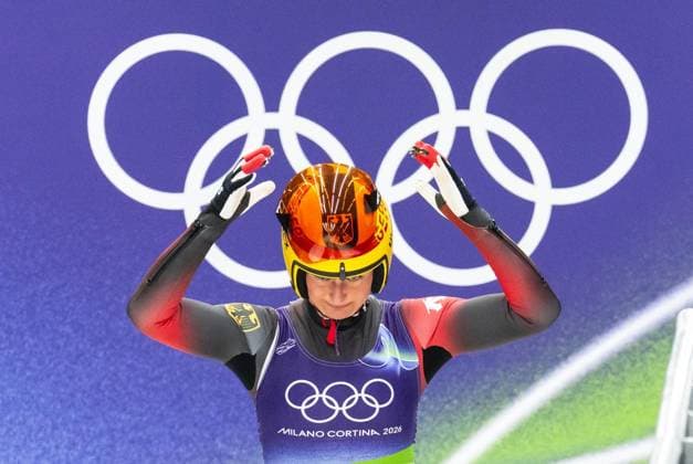 MILANO CORTINA 2026 - OLYMPISCHE WINTERSPIELE - CORTINA D™AMPEZZO - RODELN - FRAUEN EINZEL ** NUR FÜR REDAKTIONELLE ZWECKE ** EDITORIAL USE ONLY **<p>09 02 2026-Cortina d™Ampezzo: Olympische Winterspiele Milano Cortina 2026 Rodeln Cortina Sliding Centre Event: Frauen Einzel 2. Lauf im Foto: Julia Taubitz 1 (Deutschland) ( Italien Venetien Cortina d™Ampezzo Copyright: SaschaxFromm *** MILANO CORTINA 2026 OLYMPIC WINTER GAMES CORTINA D™AMPEZZO LUNGING WOMEN SINGLE FOR EDITORIAL PURPOSES ONLY EDITORIAL USE ONLY p 09 02 2026 Cortina d™Ampezzo Olympic Winter Games Milano Cortina 2026 Luge Cortina Sliding Centre Event Women Single 2 Run in photo Julia Taubitz 1 Germany Italy Veneto Cortina d™Ampezzo Copyright SaschaxFromm Copyright: SaschaxFromm doc84i6tk1y3bctmuzvaow ,EDITORIAL USE ONLY