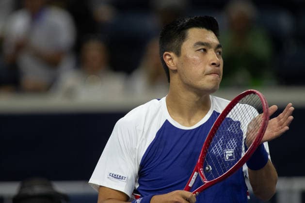 February 9, 2026, Frisco, Texas, USA: BRANDON NAKASHIMA (USA) reacts after winning a menÃ¢â‚¬â ¢s singles match at 2026 Nexo Dallas Open at The Ford Center at The Star in Frisco, Texas. Nakishima defeated Bellucci, 6:3, 6:4. Tennis 2026: Dallas Open: Nakishima 6:3, 6:4 Belluci  - ZUMAh193 20260209_zsp_h193_042 Copyright: xDanielxMcGregor-Huyerx