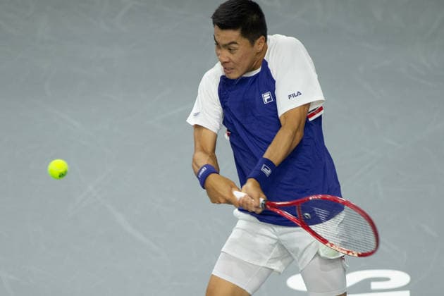 February 9, 2026, Frisco, Texas, USA: BRANDON NAKASHIMA (USA) uses a forehand during a menÃ¢â‚¬â ¢s singles match at 2026 Nexo Dallas Open at The Ford Center at The Star in Frisco, Texas. Nakishima defeated Bellucci, 6:3, 6:4. Tennis 2026: Dallas Open: Nakishima 6:3, 6:4 Belluci  - ZUMAh193 20260209_zsp_h193_047 Copyright: xDanielxMcGregor-Huyerx