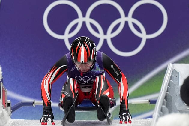 Austria™s SCHULTE Lisa during Luge Women™s single run 1 at the Cortina Sliding Centre at the Milano Cortina 2026 Winter Olympics, in Cortina (Italy) February 9 , 2026 (Spada LaPresse)  Copyright: xSpada LaPressex