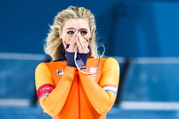 ITALY, MILAN - FEBRUARY 9, 2026: Jutta Leerdam of the Netherlands competes in the women s Speed skating, Eisschnelllauf 1000m event at Milano Speed Skating Stadium during the 2026 Winter Olympic Games, Olympische Spiele, Olympia, OS Mikhail Tereshchenko TASS  88454267