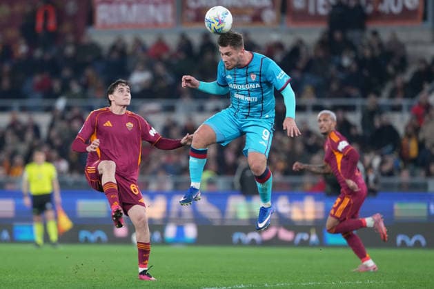 Cagliari s Semih Kilicsoy during the Serie A EniLive soccer match between Roma and Cagliari at the Rome s Olympic stadium, Italy - Friday February 9, 2026 - Soccer ( Photo by Alfredo Falcone LaPresse )  Copyright: xAlfredoxFalcone LaPressex