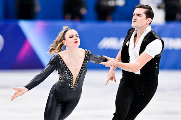 Marie-Jade LAURIAULT & Romain LE GAC (CAN), during Ice Dance Rhythm Dance, at the Olympic Winter games, Winterspiele,Spiele, Summer games Milano Cortina 2026, at Milano Ice Skating Arena, on February 9, 2026 in Milan, Italy. Noxthirdxpartyxsales  aflo_319127057