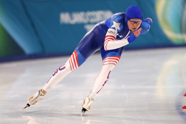 Final Speed skating, Eisschnelllauf women s 1000m Milano Cortina 2026 Winter Olympics Brittany Bowe of Team United States competes during Women s 1000m during Day 3 of Speed Skating Milano Cortina 2026 Winter Olympics at Milano Speed Skating Stadium on February 9, 2026 in Milan, Italy. Milan Milano Speed Skating Stadium Milan Italy Copyright: xMaryamxMajdx