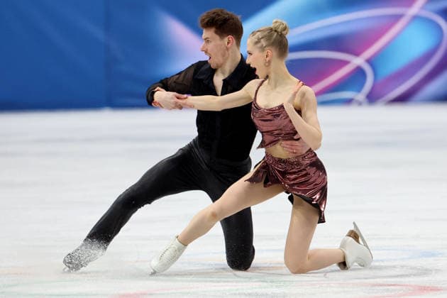 February 9, 2026, Milan, Lombardy, Italy: Juulia Turkkila of Team Finland and Matthias Versluis of Team Finland skate during the Milano Cortina 2026 Olympic Winter games, Winterspiele,Spiele, Summer games at Milano Ice Skating Arena. Olympics 2026: Milano Cortina: Figure skating, Eiskunstlauf - Mixed Ice Dance Rhythm Dance  - ZUMAm117 20260209_oly_m117_023 Copyright: xDavidxMcIntyrex