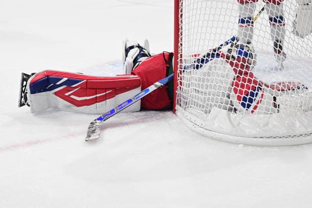 Goalkeeper Michaela Hesova (CZE) in action during the women s Ice hockey, Eishockey match of Preliminary Round, Group A: Canada vs Czechia, at the Milano Cortina 2026 Winter Olympic Games, Olympische Spiele, Olympia, OS in Milan, Italy, on February 9, 2026. (CTKxPhoto MichalxKamaryt) CTKPhotoP2026020910207  CTKPhotoP2026020910207