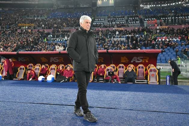 Giampiero Gasperini head coach of AS Roma during the match of 24th day of the Serie A Championship between A.S.Roma and Cagliari at the Olimpico Stadium on Feb 9, 2026 in Rome, Italy. during AS Roma vs Cagliari Calcio, Italian soccer Serie A match in Rome, Italy, February 09 2026  Copyright: xRobertoxRamaccia IPAxSportx xipa-agency.netx xx IPA_71196065 IPA_Agency_IPA71196065