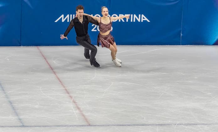 February 9, 2026, Milan, Lombardy, USA: JUULIA TURKKILA and MATTHIAS VERSLUIS of Finland perform during the Team Event - Ice Dance - Rhythm Dance competition at the Milano Ice Skating Arena for the Milano Cortina 2026 Winter Olympics in Milan, Italy. Milan USA - ZUMAa161 20260209_aaa_a161_017 Copyright: xWalterxG.xArcexSr.x