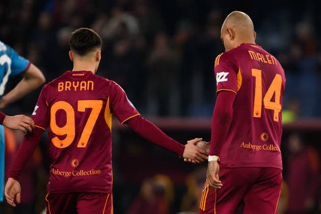 during the Serie A 2025 2026 football match between AS Roma and Cagliari Calcio at Stadio Olimpico in Rome (Italy), February 9, 2026. AndreaxStaccioli