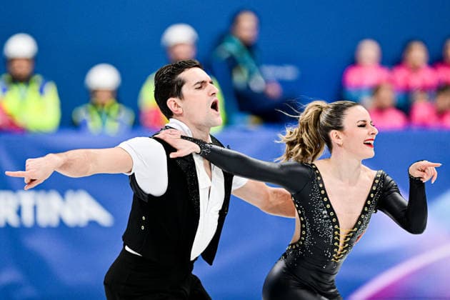 Marie-Jade LAURIAULT & Romain LE GAC (CAN), during Ice Dance Rhythm Dance, at the Olympic Winter games, Winterspiele,Spiele, Summer games Milano Cortina 2026, at Milano Ice Skating Arena, on February 9, 2026 in Milan, Italy. Noxthirdxpartyxsales  aflo_319131162