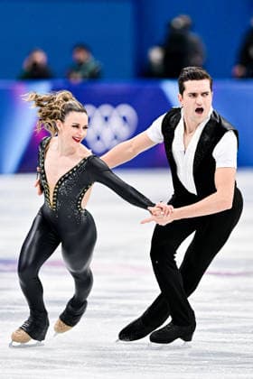 Marie-Jade LAURIAULT & Romain LE GAC (CAN), during Ice Dance Rhythm Dance, at the Olympic Winter games, Winterspiele,Spiele, Summer games Milano Cortina 2026, at Milano Ice Skating Arena, on February 9, 2026 in Milan, Italy. Noxthirdxpartyxsales  aflo_319131163