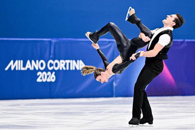 Marie-Jade LAURIAULT & Romain LE GAC (CAN), during Ice Dance Rhythm Dance, at the Olympic Winter games, Winterspiele,Spiele, Summer games Milano Cortina 2026, at Milano Ice Skating Arena, on February 9, 2026 in Milan, Italy. Noxthirdxpartyxsales  aflo_319131177