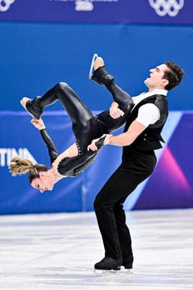 Marie-Jade LAURIAULT & Romain LE GAC (CAN), during Ice Dance Rhythm Dance, at the Olympic Winter games, Winterspiele,Spiele, Summer games Milano Cortina 2026, at Milano Ice Skating Arena, on February 9, 2026 in Milan, Italy. Noxthirdxpartyxsales  aflo_319131178