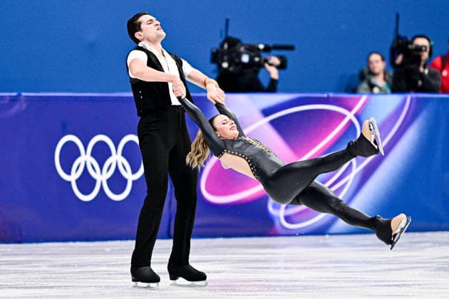 Marie-Jade LAURIAULT & Romain LE GAC (CAN), during Ice Dance Rhythm Dance, at the Olympic Winter games, Winterspiele,Spiele, Summer games Milano Cortina 2026, at Milano Ice Skating Arena, on February 9, 2026 in Milan, Italy. Noxthirdxpartyxsales  aflo_319131180