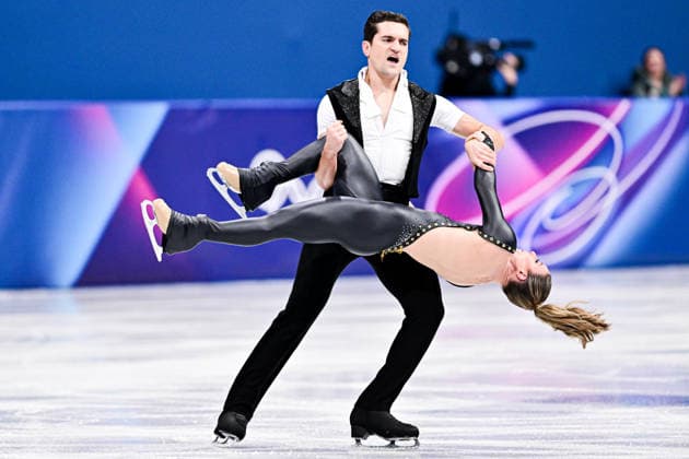 Marie-Jade LAURIAULT & Romain LE GAC (CAN), during Ice Dance Rhythm Dance, at the Olympic Winter games, Winterspiele,Spiele, Summer games Milano Cortina 2026, at Milano Ice Skating Arena, on February 9, 2026 in Milan, Italy. Noxthirdxpartyxsales  aflo_319131197
