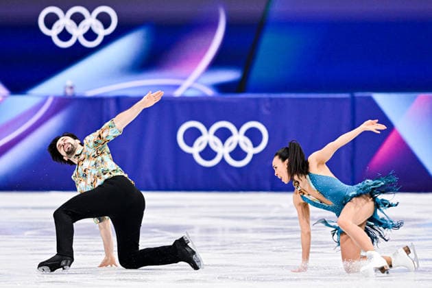 Jennifer JANSE van RENSBURG & Benjamin STEFFAN (GER), during Ice Dance Rhythm Dance, at the Olympic Winter games, Winterspiele,Spiele, Summer games Milano Cortina 2026, at Milano Ice Skating Arena, on February 9, 2026 in Milan, Italy. Noxthirdxpartyxsales  aflo_319131254