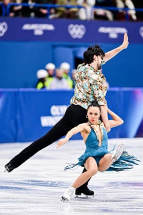 Jennifer JANSE van RENSBURG & Benjamin STEFFAN (GER), during Ice Dance Rhythm Dance, at the Olympic Winter games, Winterspiele,Spiele, Summer games Milano Cortina 2026, at Milano Ice Skating Arena, on February 9, 2026 in Milan, Italy. Noxthirdxpartyxsales  aflo_319131289