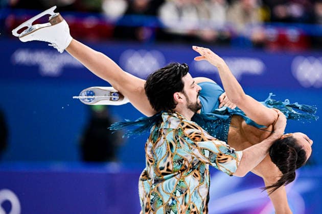 Jennifer JANSE van RENSBURG & Benjamin STEFFAN (GER), during Ice Dance Rhythm Dance, at the Olympic Winter games, Winterspiele,Spiele, Summer games Milano Cortina 2026, at Milano Ice Skating Arena, on February 9, 2026 in Milan, Italy. Noxthirdxpartyxsales  aflo_319131297