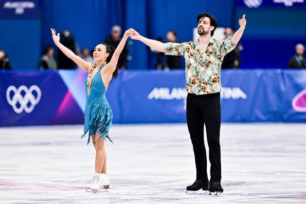 Jennifer JANSE van RENSBURG & Benjamin STEFFAN (GER), during Ice Dance Rhythm Dance, at the Olympic Winter games, Winterspiele,Spiele, Summer games Milano Cortina 2026, at Milano Ice Skating Arena, on February 9, 2026 in Milan, Italy. Noxthirdxpartyxsales  aflo_319131382