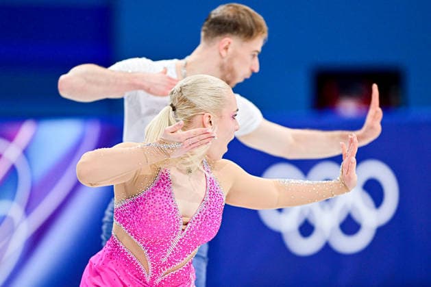 Natalie TASCHLEROVA & Filip TASCHLER (CZE), during Ice Dance Rhythm Dance, at the Olympic Winter games, Winterspiele,Spiele, Summer games Milano Cortina 2026, at Milano Ice Skating Arena, on February 9, 2026 in Milan, Italy. Noxthirdxpartyxsales  aflo_319131385