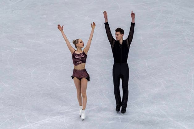 February 9, 2026, Milan, Lombardy, USA: JUULIA TURKKILA and MATTHIAS VERSLUIS of Finland perform during the Team Event - Ice Dance - Rhythm Dance competition at the Milano Ice Skating Arena for the Milano Cortina 2026 Winter Olympics in Milan, Italy. Olympics 2026: Milano Cortina: Team Event Ice Dance Rhythm Dance  - ZUMAa161 20260209_aaa_a161_023 Copyright: xWalterxG.xArcexSr.x