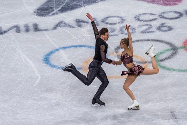 February 9, 2026, Milan, Lombardy, USA: JUULIA TURKKILA and MATTHIAS VERSLUIS of Finland perform during the Team Event - Ice Dance - Rhythm Dance competition at the Milano Ice Skating Arena for the Milano Cortina 2026 Winter Olympics in Milan, Italy. Milan USA - ZUMAa161 20260209_aaa_a161_021 Copyright: xWalterxG.xArcexSr.x