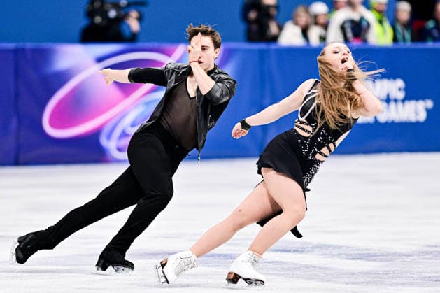 Katerina MRAZKOVA & Daniel MRAZEK (CZE), during Ice Dance Rhythm Dance, at the Olympic Winter games, Winterspiele,Spiele, Summer games Milano Cortina 2026, at Milano Ice Skating Arena, on February 9, 2026 in Milan, Italy. Noxthirdxpartyxsales  aflo_319134136