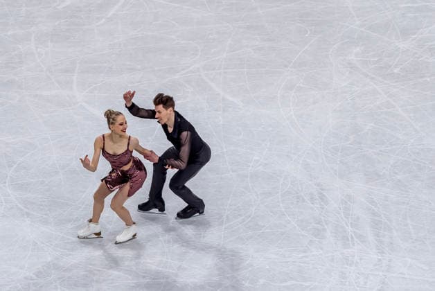 February 9, 2026, Milan, Lombardy, USA: JUULIA TURKKILA and MATTHIAS VERSLUIS of Finland perform during the Team Event - Ice Dance - Rhythm Dance competition at the Milano Ice Skating Arena for the Milano Cortina 2026 Winter Olympics in Milan, Italy. Olympics 2026: Milano Cortina: Team Event Ice Dance Rhythm Dance  - ZUMAa161 20260209_aaa_a161_043 Copyright: xWalterxG.xArcexSr.x