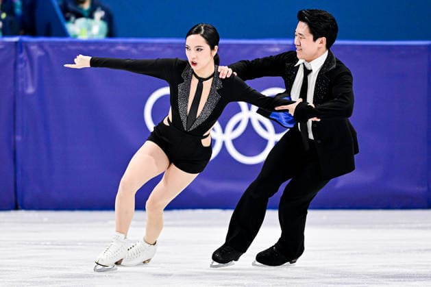 Hannah LIM & Ye QUAN (KOR), during Ice Dance Rhythm Dance, at the Olympic Winter games, Winterspiele,Spiele, Summer games Milano Cortina 2026, at Milano Ice Skating Arena, on February 9, 2026 in Milan, Italy. Noxthirdxpartyxsales  aflo_319134288
