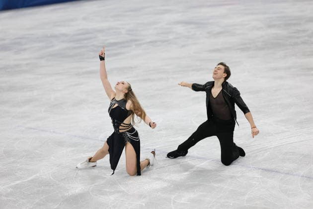 Winter Olympics - Figure skating, Eiskunstlauf Team Event Ice Dance-Rhythm Dance - Milan Katerina Mrazkova and Daniel Mrazek of Team Czech Republic compete in the figure skating team event ice dance-rhythm dance during the Milano Cortina 2026 Winter Olympic Games, Olympische Spiele, Olympia, OS at Milano Ice Skating Arena in Milan on February 9, 2026. Photo by Alexis Jumeau ABACAPRESS.COM Milan Italy  Copyright: xJMP ABACAx