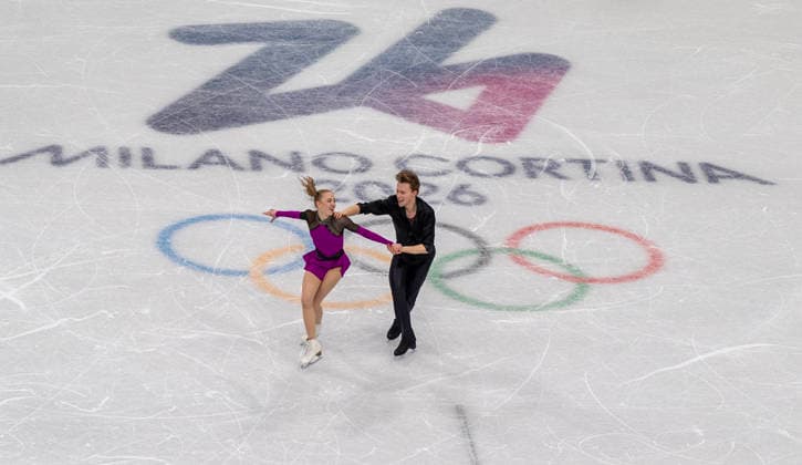 February 9, 2026, Milan, Lombardy, USA: MILLA RUUD REITAN and NIKOLAJ MAJOROV of Sweden perform during the Team Event - Ice Dance - Rhythm Dance competition at the Milano Ice Skating Arena for the Milano Cortina 2026 Winter Olympics in Milan, Italy. Milan USA - ZUMAa161 20260209_aaa_a161_056 Copyright: xWalterxG.xArcexSr.x