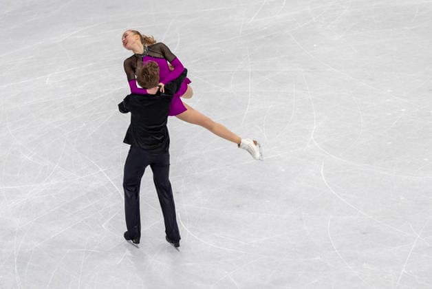 February 9, 2026, Milan, Lombardy, USA: MILLA RUUD REITAN and NIKOLAJ MAJOROV of Sweden perform during the Team Event - Ice Dance - Rhythm Dance competition at the Milano Ice Skating Arena for the Milano Cortina 2026 Winter Olympics in Milan, Italy. Olympics 2026: Milano Cortina: Team Event Ice Dance Rhythm Dance  - ZUMAa161 20260209_aaa_a161_065 Copyright: xWalterxG.xArcexSr.x