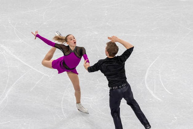 February 9, 2026, Milan, Lombardy, USA: MILLA RUUD REITAN and NIKOLAJ MAJOROV of Sweden perform during the Team Event - Ice Dance - Rhythm Dance competition at the Milano Ice Skating Arena for the Milano Cortina 2026 Winter Olympics in Milan, Italy. Olympics 2026: Milano Cortina: Team Event Ice Dance Rhythm Dance  - ZUMAa161 20260209_aaa_a161_086 Copyright: xWalterxG.xArcexSr.x