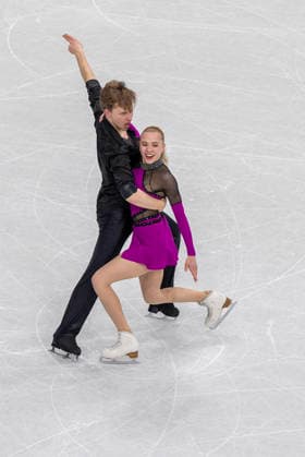 February 9, 2026, Milan, Lombardy, USA: MILLA RUUD REITAN and NIKOLAJ MAJOROV of Sweden perform during the Team Event - Ice Dance - Rhythm Dance competition at the Milano Ice Skating Arena for the Milano Cortina 2026 Winter Olympics in Milan, Italy. Olympics 2026: Milano Cortina: Team Event Ice Dance Rhythm Dance  - ZUMAa161 20260209_aaa_a161_117 Copyright: xWalterxG.xArcexSr.x