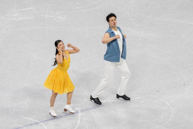 February 9, 2026, Milan, Lombardy, USA: SHIYUE WANG and LIU XINYU of China perform during the Team Event - Ice Dance - Rhythm Dance competition at the Milano Ice Skating Arena for the Milano Cortina 2026 Winter Olympics in Milan, Italy. Milan USA - ZUMAa161 20260209_aaa_a161_091 Copyright: xWalterxG.xArcexSr.x