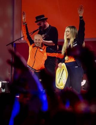 Milano Cortina 2026, speed skating, reception for the Olympic champion in the House of the Netherlands