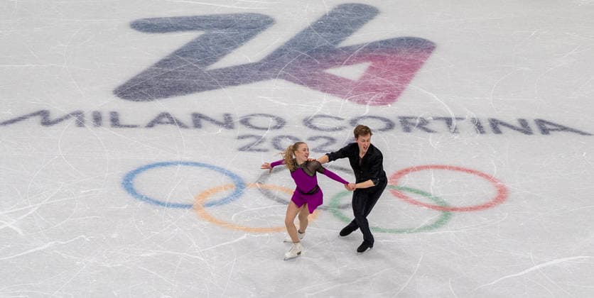 February 9, 2026, Milan, Lombardy, USA: MILLA RUUD REITAN and NIKOLAJ MAJOROV of Sweden perform during the Team Event - Ice Dance - Rhythm Dance competition at the Milano Ice Skating Arena for the Milano Cortina 2026 Winter Olympics in Milan, Italy. Milan USA - ZUMAa161 20260209_aaa_a161_106 Copyright: xWalterxG.xArcexSr.x