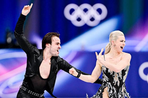 Olivia SMART & Tim DIECK (ESP), during Ice Dance Rhythm Dance, at the Olympic Winter games, Winterspiele,Spiele, Summer games Milano Cortina 2026, at Milano Ice Skating Arena, on February 9, 2026 in Milan, Italy. Noxthirdxpartyxsales  aflo_319141057