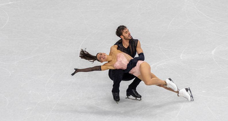 February 9, 2026, Milan, Lombardy, USA: LAURENCE FOURNIER BEAUDRY and GUILLAUME CIZERON of France perform during the Team Event - Ice Dance - Rhythm Dance competition at the Milano Ice Skating Arena for the Milano Cortina 2026 Winter Olympics in Milan, Italy. Olympics 2026: Milano Cortina: Team Event Ice Dance Rhythm Dance  - ZUMAa161 20260209_aaa_a161_171 Copyright: xWalterxG.xArcexSr.x
