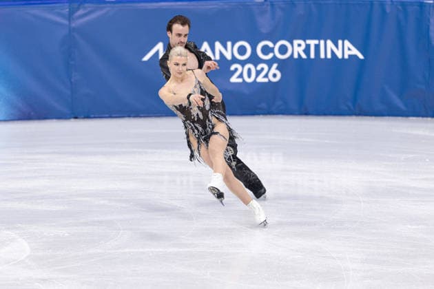 Winter Olympics - Figure skating, Eiskunstlauf Team Event Ice Dance-Rhythm Dance - Milan AJ Olivia Smart and partner Tim Dieck of Team Spain compete in the figure skating team event ice dance-rhythm dance during the Milano Cortina 2026 Winter Olympic Games, Olympische Spiele, Olympia, OS at Milano Ice Skating Arena in Milan on February 9, 2026. Photo by Alexis Jumeau ABACAPRESS.COM Milan  Copyright: xJumeauxAlexis ABACAx