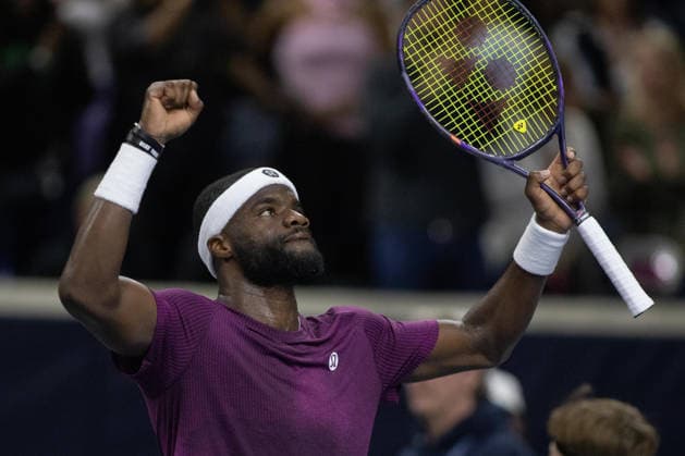 February 9, 2026, Frisco, Texas, USA: FRANCIS TIAFOE (USA) reacts after winning a menÃ¢â‚¬â ¢s singles match at 2026 Nexo Dallas Open at The Ford Center at The Star in Frisco, Texas. Tiafoe defeated Atmane 4:6, 6:2, 6:2. Tennis 2026: Dallas Open: Atmane 4:6, 6:2, 6:2 Tiafoe  - ZUMAh193 20260209_zsp_h193_103 Copyright: xDanielxMcGregor-Huyerx