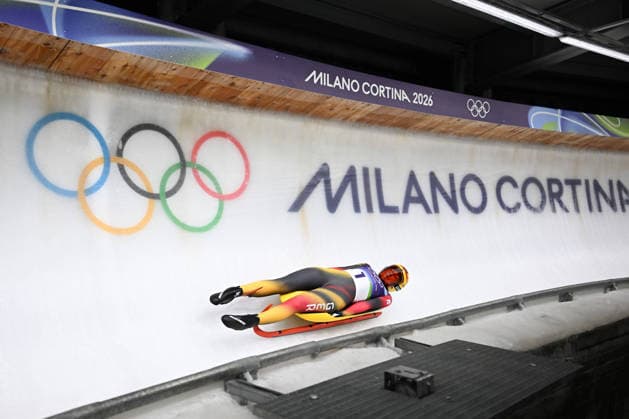 260209 -- CORTINA D AMPEZZO, Feb. 9, 2026 -- Julia Taubitz of Germany competes during the luge women s singles run 2 at the Milan-Cortina 2026 Olympic Winter games, Winterspiele,Spiele, Summer games in Cortina, Italy, Feb. 9, 2026. MICO2026ITALY-CORTINA D AMPEZZO-OLYMPIC WINTER GAMES-LUGE-WOMEN S SINGLES LianxYi  (MICO2026)ITALY-CORTINA D AMPEZZO-OLYMPIC WINTER GAMES-LUGE-WOMEN S SINGLES IMAGO LianxYi  imago images 0847200583