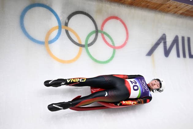 260209 -- CORTINA D AMPEZZO, Feb. 9, 2026 -- Ashley Farquharson competes during the luge women s singles run 2 at the Milan-Cortina 2026 Olympic Winter games, Winterspiele,Spiele, Summer games in Cortina, Italy, Feb. 9, 2026. MICO2026ITALY-CORTINA D AMPEZZO-OLYMPIC WINTER GAMES-LUGE-WOMEN S SINGLES LianxYi  (MICO2026)ITALY-CORTINA D AMPEZZO-OLYMPIC WINTER GAMES-LUGE-WOMEN S SINGLES IMAGO LianxYi  imago images 0847200719