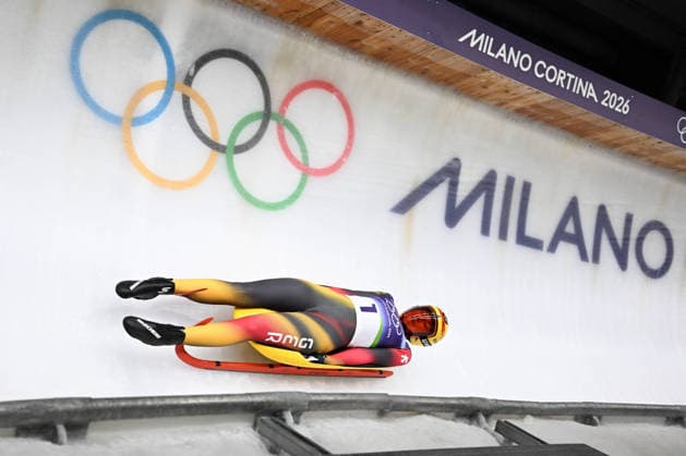 260209 -- CORTINA D AMPEZZO, Feb. 9, 2026 -- Julia Taubitz of Germany competes during the luge women s singles run 2 at the Milan-Cortina 2026 Olympic Winter games, Winterspiele,Spiele, Summer games in Cortina, Italy, Feb. 9, 2026. MICO2026ITALY-CORTINA D AMPEZZO-OLYMPIC WINTER GAMES-LUGE-WOMEN S SINGLES LianxYi  (MICO2026)ITALY-CORTINA D AMPEZZO-OLYMPIC WINTER GAMES-LUGE-WOMEN S SINGLES IMAGO LianxYi  imago images 0847200833